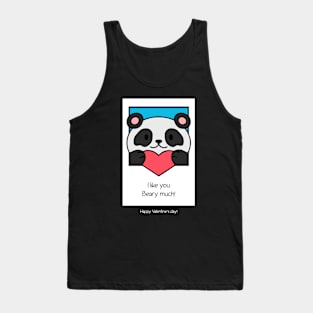 I like you beary much! Tank Top